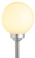 Solcellelamper hvit plast 2-pk.